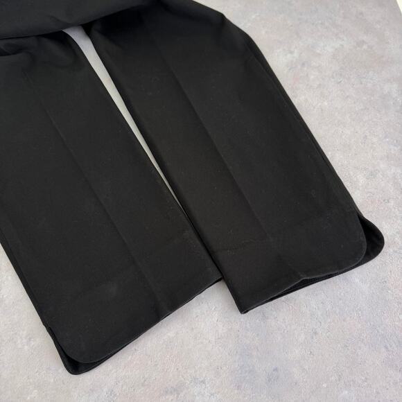 Talbots Pants Women's 10p Pet Black Chatham Ankle Side Zip Taper Leg Split Hem - Picture 6 of 11